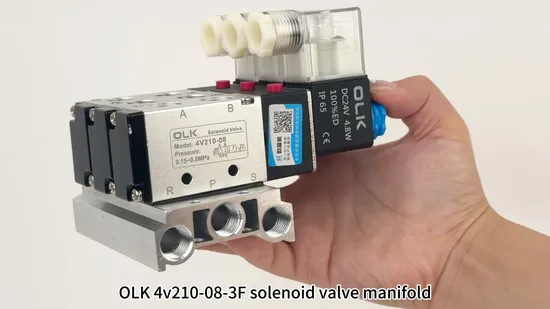 Hot Selling Automation Industry 4V210 Solenoid Valve Mainfold with CE